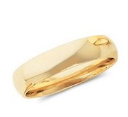 14k Yellow Gold 4mm Comfort Fit Light Weight Wedding Band