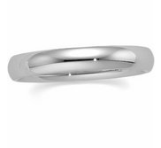 14k White Gold 5mm Comfort Fit Wedding Band