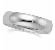 14k White Gold 7mm Comfort Fit Wedding Band