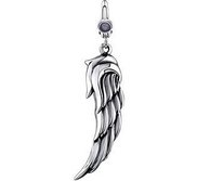 Sterling Silver Angel Wing Charm