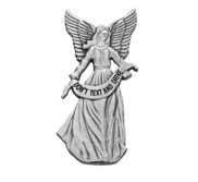 Guardian Angel   Don t Text And Drive   Religious Metal Visor Clip