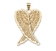 Guardian Angel Folded Wings Medal   EXCLUSIVE 