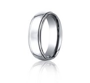 Cobalt Chrome Comfort Fit 7mm Wedding Band