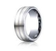 Cobalt Chrome Comfort Fit 8mm Wedding Band