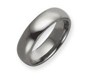 Tungsten 7mm Polished Wedding Band