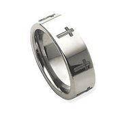 Dura Tungsten 8mm Polished Wedding Band