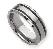 Dura Tungsten Enameled 8mm Polished Wedding Band