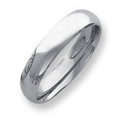 Palladium Medium Weight 5mm Comfort Fit Wedding Band