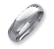 Palladium Heavy Weight 6mm Comfort Fit Wedding Band