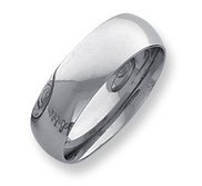 Palladium Medium Weight 7mm Comfort Fit Wedding Band