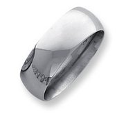 Palladium Medium Weight 8mm Comfort Fit Wedding Band