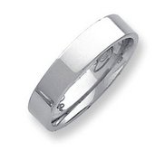 Palladium Flat 5mm Wedding Band