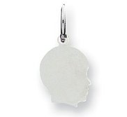 Sterling Silver Engravable Child s Face