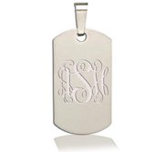 Engravable Tungsten Dog Tag