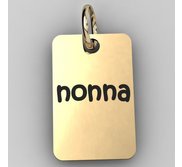 Nonna  Rectangle Shaped Charm