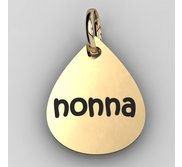 Nonna  Teardrop Shaped Charm