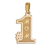  1 Mom Pendant or Charm