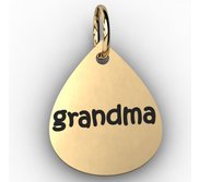 Grandma  Teardrop Shaped Charm