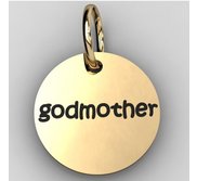 Godmother  Round Disc Charm