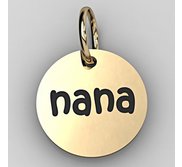 Nana Round Disc Charm