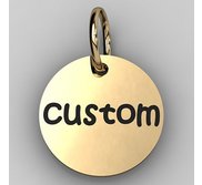 Custom  Round Disc Charm