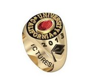 Boy s Oval shape Class Ring