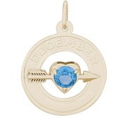 BIRTHSTONES DECEMBER ENGRAVABLE