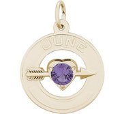 BIRTHSTONES JUNE ENGRAVABLE