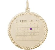 CALENDAR ROPE FRAME ENGRAVABLE