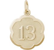 NUMBER 13 ENGRAVABLE