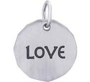 LOVE CHARM TAG ENGRAVABLE