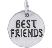 BEST FRIENDS CHARM TAG ENGRAVABLE