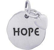 HOPE TAG W HEART ENGRAVABLE