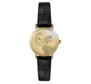 Women s Swiss Photo Laser Watch w  Leather Band