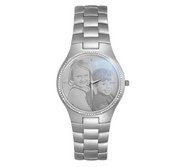 Men s Diamond Swiss QuartzLine Photo Laser Watch