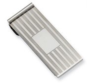 Engravable Stainless Steel Money Clip