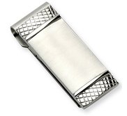 Engravable Stainless Steel Money Clip