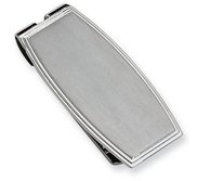 Engravable Stainless Steel Money Clip