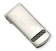 Engravable Stainless Steel Money Clip