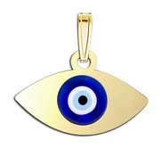 Evil Eye Color Laser Pendant