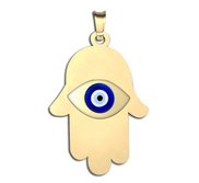 Hamsa Protector of Evil Eye Color Pendant