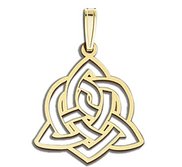 Sister Love Celtic Symbol Cut Out Pendant