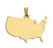 United States of America   Personalized Pendant or Charm