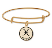 Pisces Symbol Expandable Bracelet