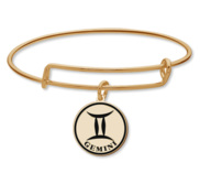 Gemini Symbol Expandable Bracelet