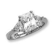 Sterling Silver Cubic Zirconia Promise Ring