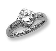 Sterling Silver Clear Round Cubic Zirconia Promise Ring