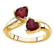 Solid Gold Birthstone Promise Ring