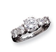 Sterling Silver Cubic Zirconia Promise Ring