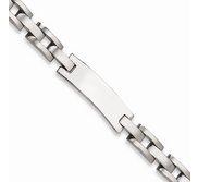 Custom Engraved Stainless Steel Men s Brushed ID Bracelet